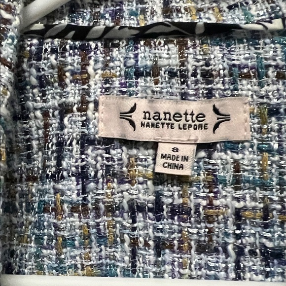 Nanette Lepore Multicolor Tweed Blazer - Picture 2 of 2